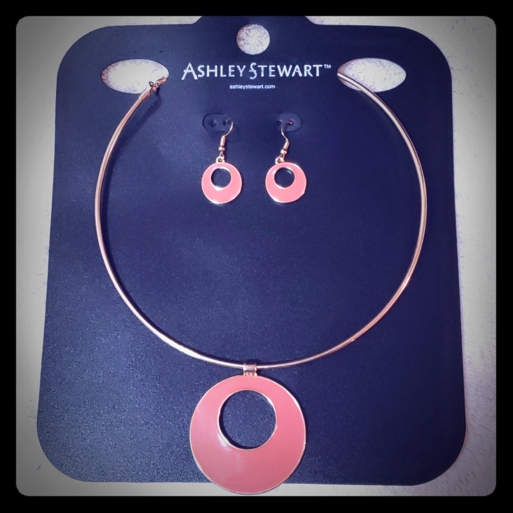 🧡ASHELY STEWART EARRINGAND NECKLACE SET🧡 - Picture 2 of 4